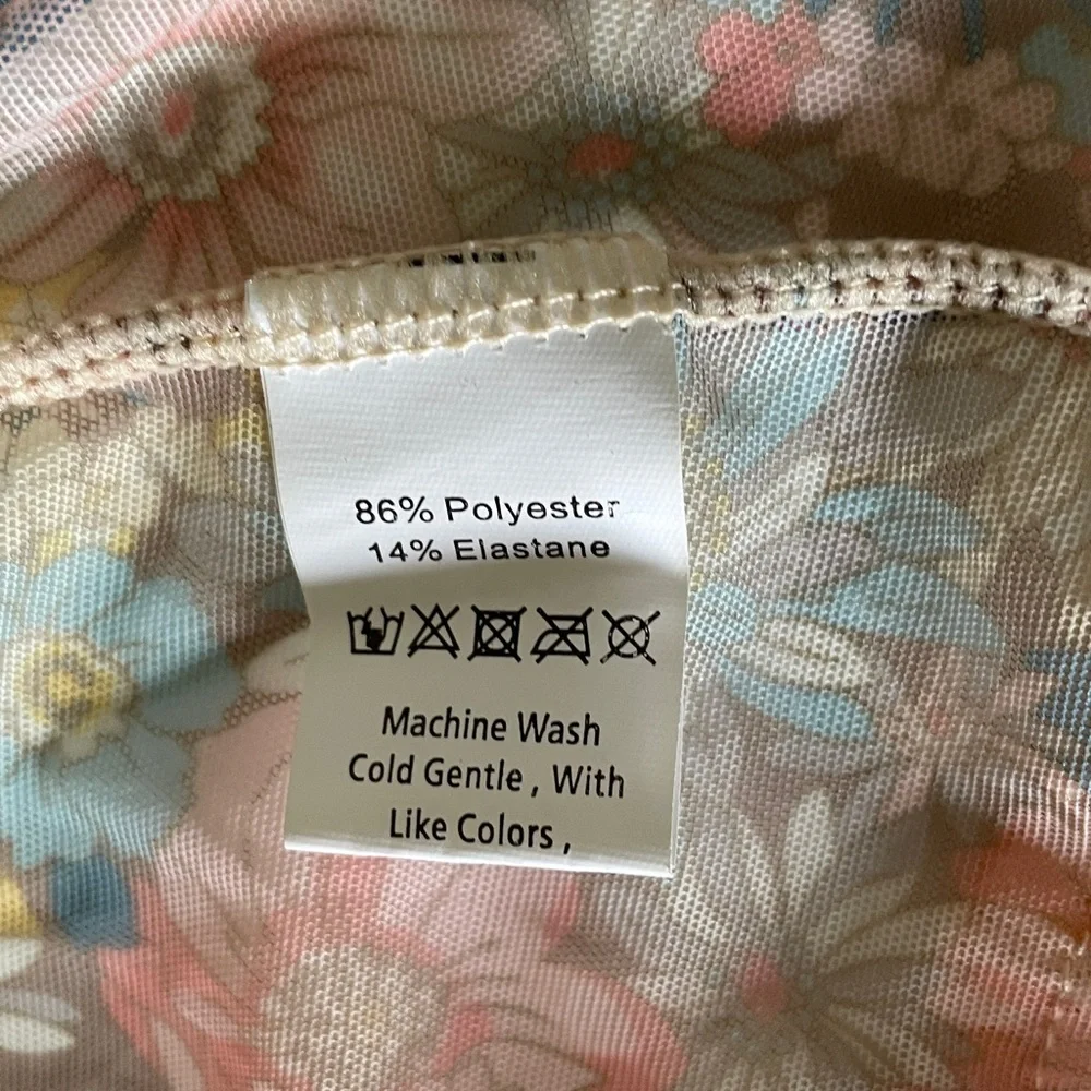 Floral Sheer Mini Dress Cover Up - Picture 13 of 16
